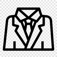 business attire, business clothing, clothing, suit icon svg