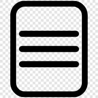 business, report writing, report layout, report format icon svg