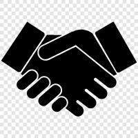 business, negotiations, contracts, Handshake icon svg