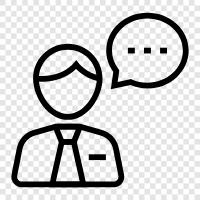 business, business talk, business discussion, business discussion forum icon svg