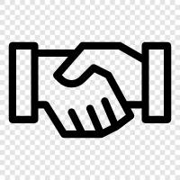 business, negotiation, contracts, Handshake icon svg