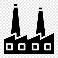 business, manufacturing, production, company icon svg