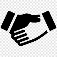 business, negotiation, contracts, Handshake icon svg