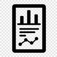 business finance report, financial report, financial statement, budget report icon svg