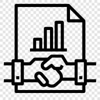 business, negotiation, contract, deal icon svg