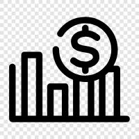 business, money, stocks, investment icon svg