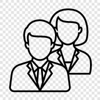 business, business people, business owners, entrepreneurs icon svg