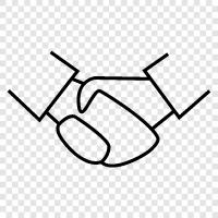 business, negotiation, deals, Handshake icon svg