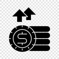 business, money, finances, investing icon svg