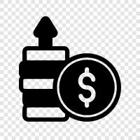 business, money, earnings, salary icon svg