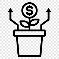 business, success, finance, investing icon svg