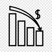 business growth slow, business growth stunted, business growth stalled, business growth down icon svg