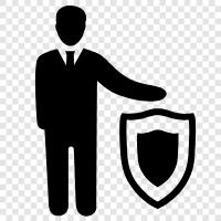 business insurance, business fraud, business litigation, business security icon svg