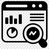 Business Intelligence, Data Mining, Entscheidungsunterstützung, Performance Management symbol