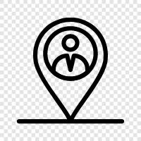 business location access, office location access, warehouse location access, store location access icon svg