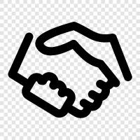 Business, Online, Onlinehandshake symbol