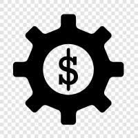 business model, business strategy, business model innovation, business process improvement icon svg