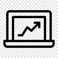 business, data, decision making, forecasting icon svg