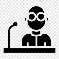 business, public speaking, Speaker icon svg