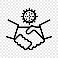 Geschäft, Treffen, Verhandlungen, Handshake symbol