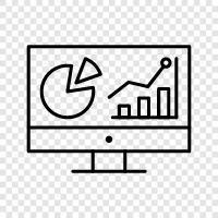 business, data, financial, forecast icon svg