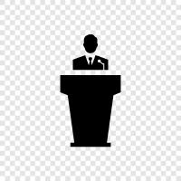 business speaker, motivational speaker, public speaking, speaking icon svg