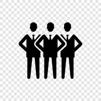 business team members, business team building, business team management, business team dynamics icon svg