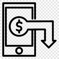 business transaction, financial transaction, money transfer, bank transfer icon svg