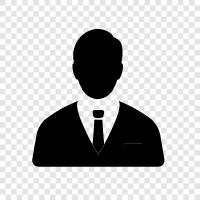 businessman, business icon svg