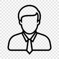 businessman, business icon svg