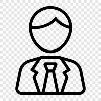 businessman, business icon svg