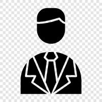 businessman, business, business man, CEO icon svg