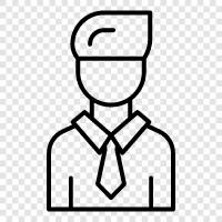 businessman, CEO, female businessperson, male businessperson icon svg