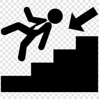 businessman falls, business falls, business man, business man falling icon svg