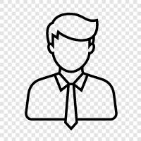 businessman, business icon svg