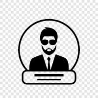 businessman, office, work, career icon svg