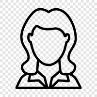 businesswoman, businesswomen, female business executive, female CEO icon svg