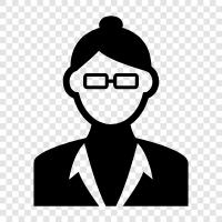 businesswoman icon svg