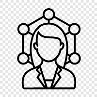 businesswomen, successful, smart, successful women icon svg