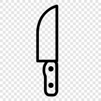 Butcher Knife, Kitchen Knife, Pocket Knife, Sharp Knife icon svg