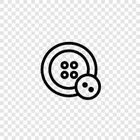 buttons on a shirt, shirt buttons, shirt buttonholes, shirt buttons on icon svg