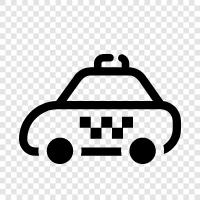 Cab, Limo, Shuttle, Car Service icon svg