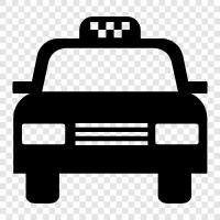 cab, limo, shuttle, transportation icon svg