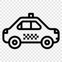 Cab, Limo, Chauffeur, Taxi icon svg