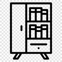 cabinet, storage, kitchen, cupboard door icon svg