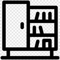 cabinetmaker, cupboard, dresser, door icon svg