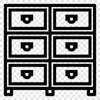 Cabinetmaker, Cabinets, Cabinets and furniture, Cabinet icon svg