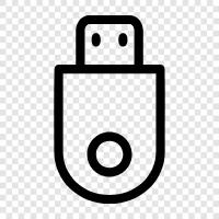 cables, adapters, storage, flash drives icon svg