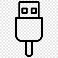 cables, memory sticks, flash drives, portable hard drives icon svg