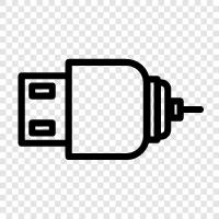 cables, connectors, data, transfer icon svg